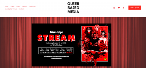 Screenshot of Queer Based Medias streaming site
